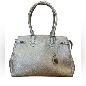 Henri Bendel Iridescence Caviar Leather Handbag